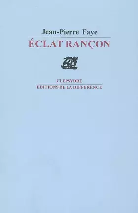 Couverture du produit · Eclat rançon