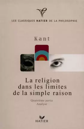 Couverture du produit · Kant - la religion dans les limites de la simple raison