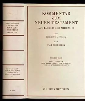 Couverture du produit · Kommentar zum Neuen Testament, 6 Bde., Bd.2, Das Evangelium nach Markus, Lukas und Johannes und die Apostelgeschichte