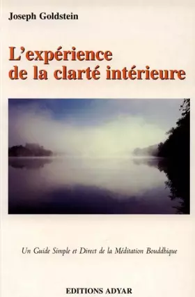 Couverture du produit · L'Expérience de la clarté intérieure