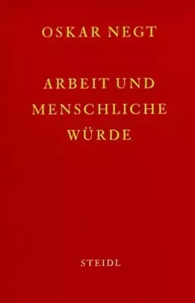 Couverture du produit · Werkausgabe / Arbeit und menschliche Würde