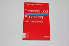 Couverture du produit · Trennung und Scheidung. Hilfen für Betroffene