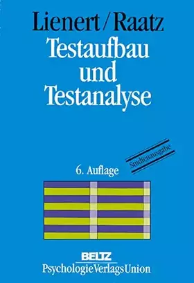Couverture du produit · Testaufbau und Testanalyse