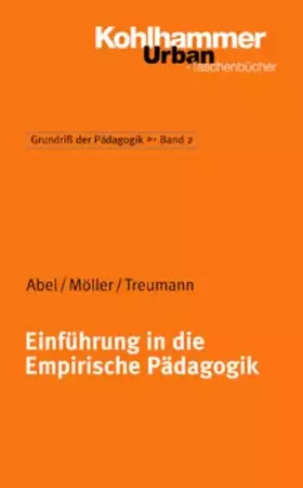 Couverture du produit · Grundriss der Pädagogik /Erziehungswissenschaft: Einführung in die Empirische Pädagogik