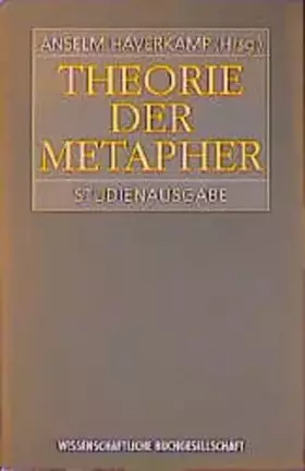 Couverture du produit · Theorie der Metapher: Studienausgabe
