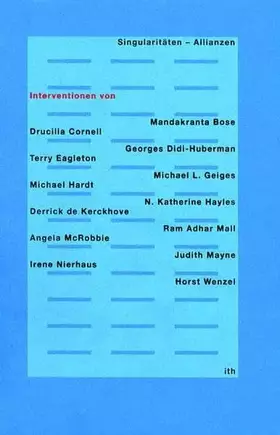 Couverture du produit · Singularitäten - Allianzen (Edition Voldemeer Zürich / Interventionen, Band 11)