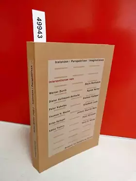 Couverture du produit · Instanzen, Perspektiven, Imaginationen : Interventionen.