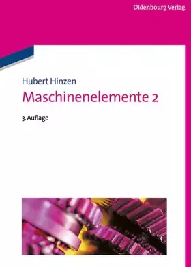 Couverture du produit · Maschinenelemente 2