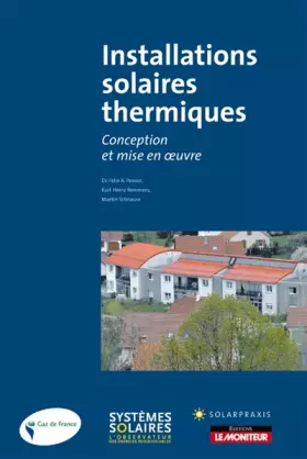 Couverture du produit · Installations solaires thermiques: Conception et mise en oeuvre