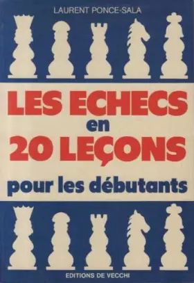 Couverture du produit · Les échecs en 20 leçons pour les débutants