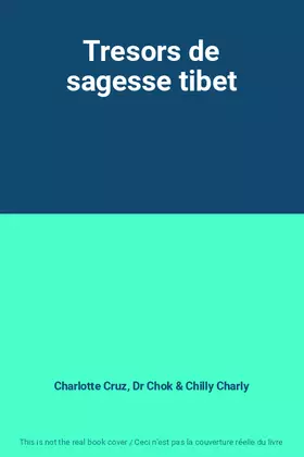 Couverture du produit · Tresors de sagesse tibet