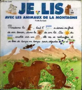 Couverture du produit · JE LIS AVEC LES ANIMAUX DE LA MONTAGNE