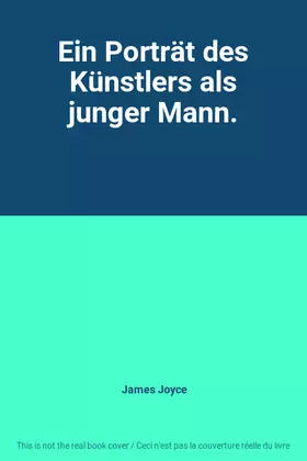 Couverture du produit · Ein Porträt des Künstlers als junger Mann.