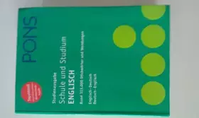 Couverture du produit · PONS Wörterbuch Englisch: Studienausgabe. Rund 315.000 Stichwörter und Wendungen