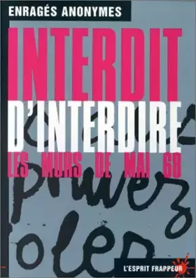 Couverture du produit · Interdit d'interdire