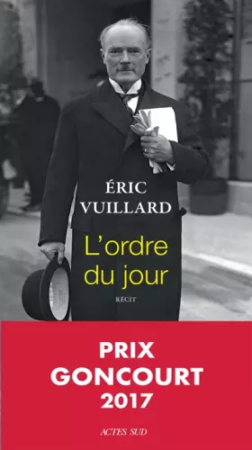 Couverture du produit · L'ordre du jour - Prix Goncourt 2017