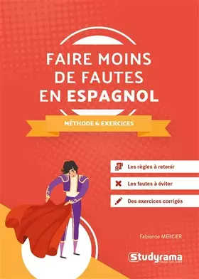 Couverture du produit · Faire moins de fautes en espagnol: Méthode et exercices