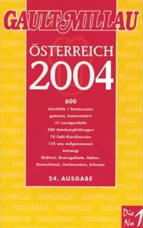 Couverture du produit · Österreich 2004, m. 'Wein, Bier, Schnaps & Likör Österreich 2004'