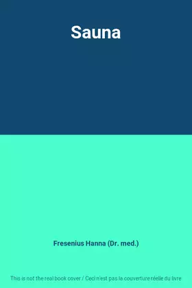 Couverture du produit · Sauna