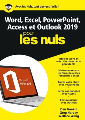 Couverture du produit · Word, Excel, PowerPoint, Access et Outlook 2019 Mégapoche Pour les Nuls