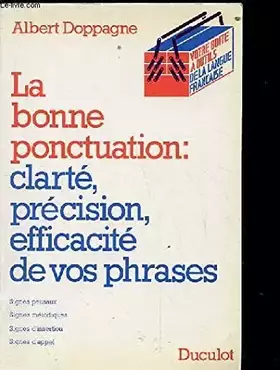 Couverture du produit · La bonne ponctuation