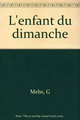 Couverture du produit · L'Enfant du dimanche