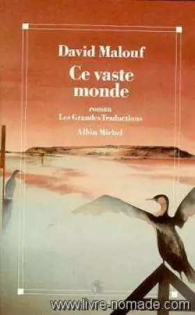 Couverture du produit · Ce vaste monde