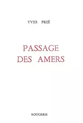 Couverture du produit · Passage des amers