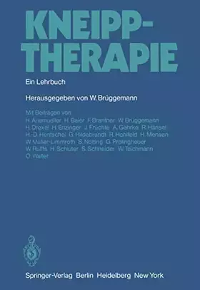 Couverture du produit · Kneipptherapie: Ein Lehrbuch