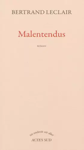 Couverture du produit · Malentendus