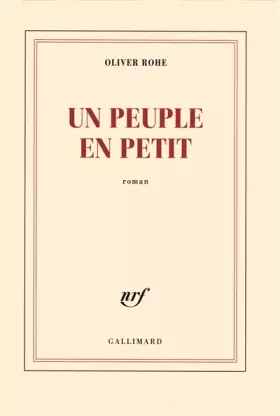 Couverture du produit · Un peuple en petit
