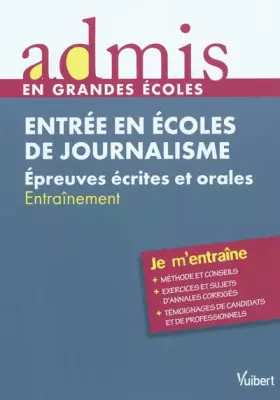 Couverture du produit · Concours journaliste - Epreuve écrite et orale - Admis - Je m'entraine