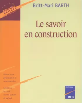 Couverture du produit · Le savoir en construction