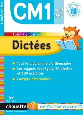 Couverture du produit · Dictées CM1