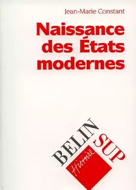 Couverture du produit · Naissance de l'Etat moderne