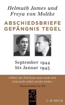 Couverture du produit · Abschiedsbriefe Gefängnis Tegel: September 1944 - Januar 1945