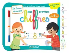 Couverture du produit · Livres-ardoises - Mes premiers chiffres + 1 feutre 2 couleurs
