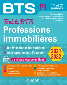 Couverture du produit · Tout le BTS Professions immobilières - 2021-2022 - 1re et 2e années