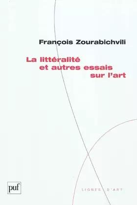 Couverture du produit · La littéralité et autres essais sur l'art