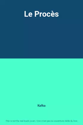 Couverture du produit · Le Procès