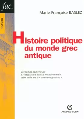 Couverture du produit · Histoire politique du monde grec antique