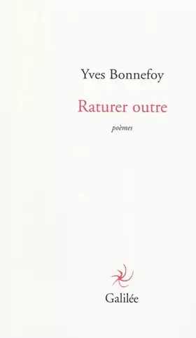 Couverture du produit · Raturer outre