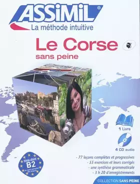 Couverture du produit · Le Corse sans Peine  Livre + CD Audio (x3)