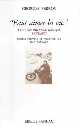 Couverture du produit · Faut aimer la vie