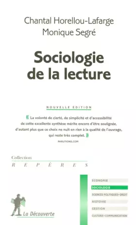 Couverture du produit · Sociologie de la lecture