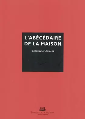 Couverture du produit · L'Abécédaire de la maison