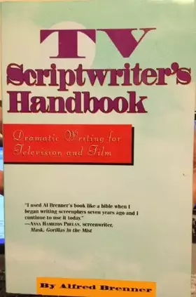 Couverture du produit · The TV Scriptwriter's Handbook: Dramatic Writing for Television and Film