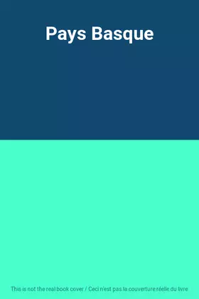 Couverture du produit · Pays Basque