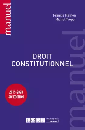 Couverture du produit · Droit constitutionnel (2019)