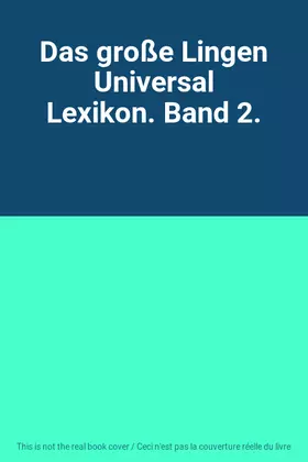 Couverture du produit · Das große Lingen Universal Lexikon. Band 2.